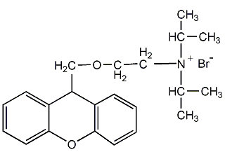 溴化丙胺太林結構式