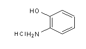 2-氨基苯酚鹽酸鹽結構式