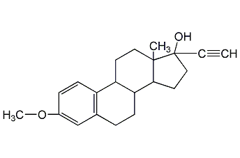 炔雌醇甲醚結構式